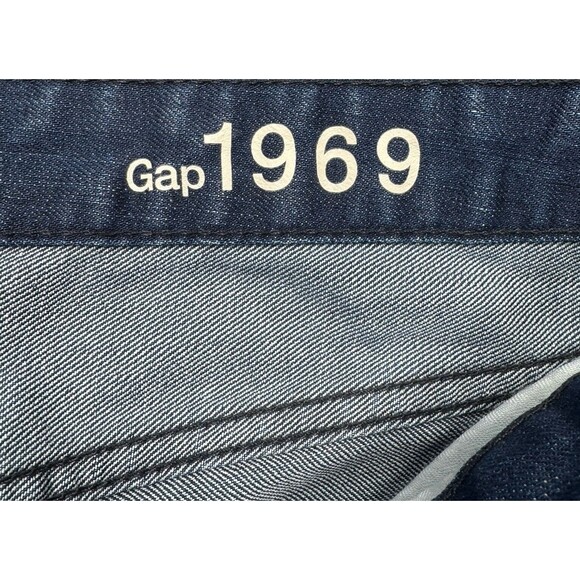 Gap 1969 Jeans Womens 34L (18) Always Skinny Mid Rise Blue Denim Measure 38 x 33 - Picture 3 of 6
